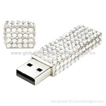 Jewelry USB Flash Drive, Standard USB2.0 Interface and Data Storage Stability, 1-64GB Capacity